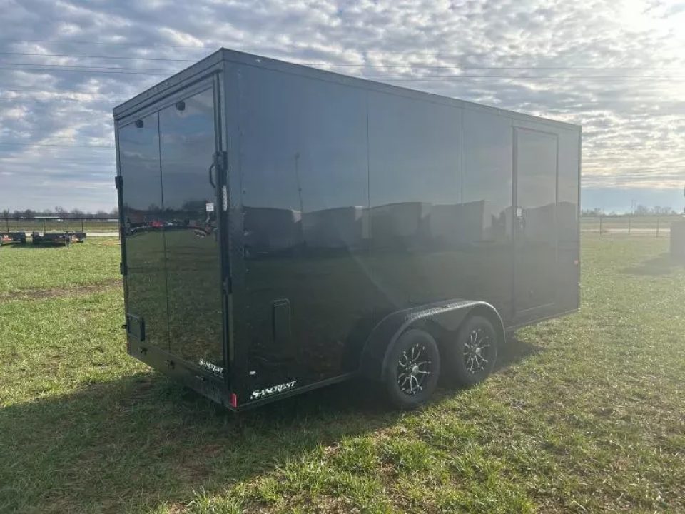 New 2026 Rock Solid Cargo 7x16 Tandem 7K Cargo w/ Aluminum Wheels, 7' Interior Height, & .080 Polycore