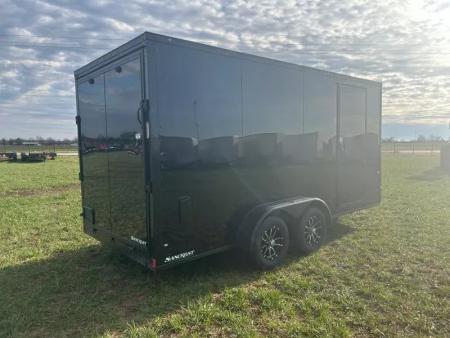 New 2026 Rock Solid Cargo 7x16 Tandem 7K Cargo w/ Aluminum Wheels, 7' Interior Height, & .080 Polycore