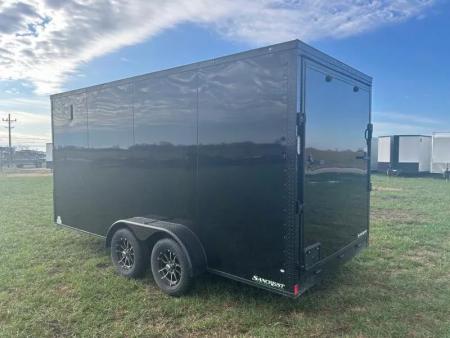 New 2026 Rock Solid Cargo 7x16 Tandem 7K Cargo w/ Aluminum Wheels, 7' Interior Height, & .080 Polycore