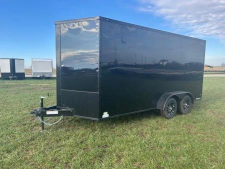 New 2026 Rock Solid Cargo 7x16 Tandem 7K Cargo w/ Aluminum Wheels, 7' Interior Height, & .080 Polycore
