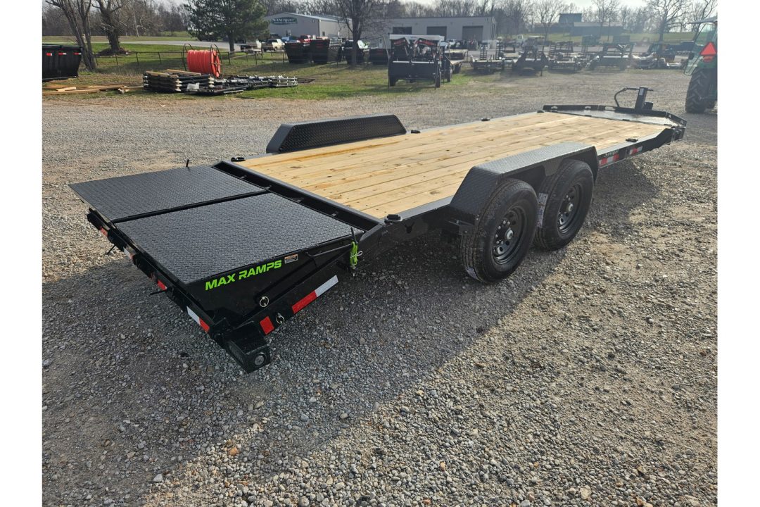 New 2026 Load Trail 83X22 TANDEM 14K EQUIPMENT HAULER W/FULL TONGUE TOOLBOX & MAX RAMPS