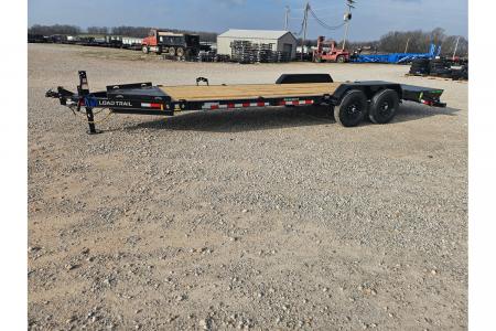 New 2026 Load Trail 83X22 TANDEM 14K EQUIPMENT HAULER W/FULL TONGUE TOOLBOX & MAX RAMPS