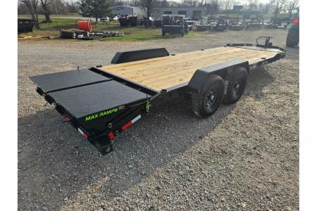 New 2026 Load Trail 83X22 TANDEM 14K EQUIPMENT HAULER W/FULL TONGUE TOOLBOX & MAX RAMPS