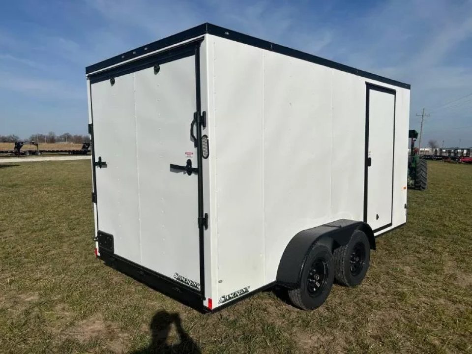New 2026 Rock Solid Cargo 7x14 TAndem 7K Cargo w/ Ramp Door & 7' Interior Height