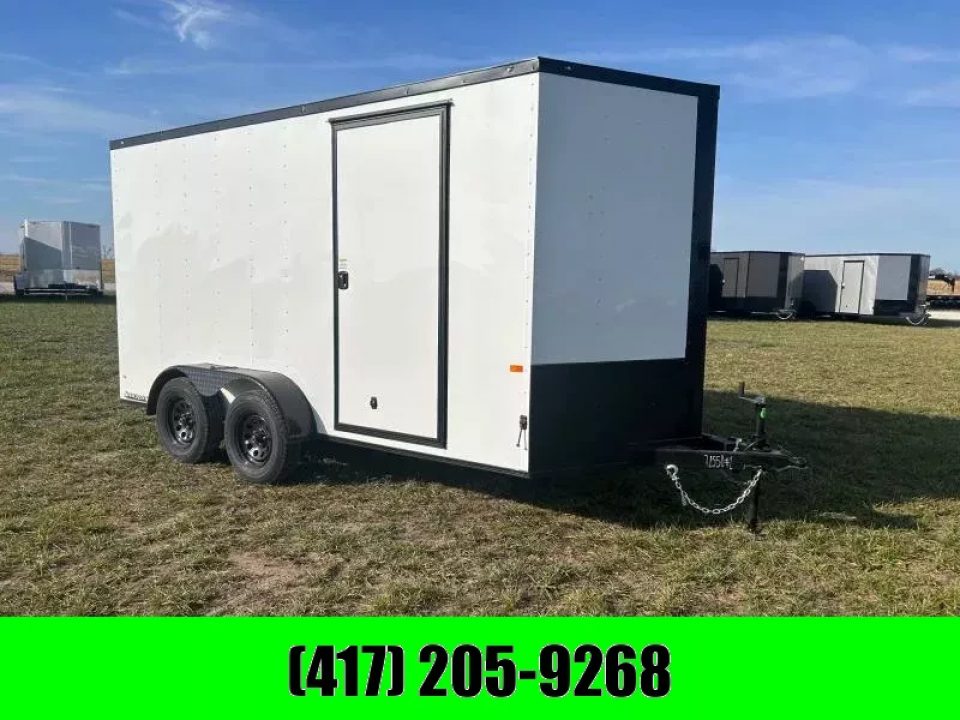 New 2026 Rock Solid Cargo 7x14 TAndem 7K Cargo w/ Ramp Door & 7' Interior Height