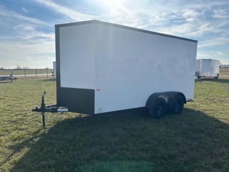 New 2026 Rock Solid Cargo 7x14 TAndem 7K Cargo w/ Ramp Door & 7' Interior Height