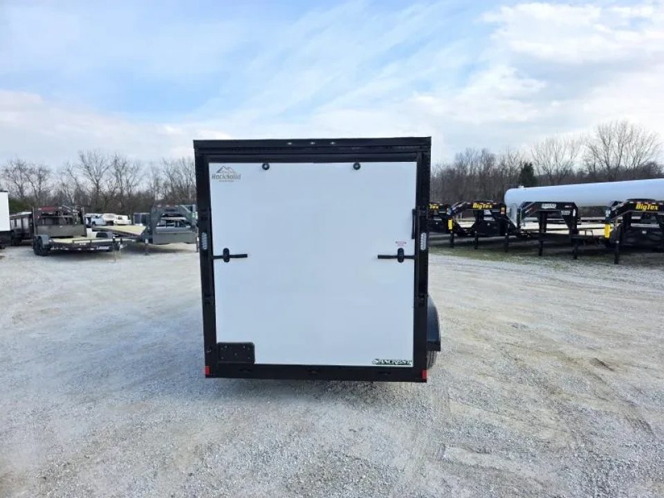 New 2026 Rock Solid Cargo 7x14 Tandem 7K Cargo w/ .080 Polycore, Aluminum Wheels, & 7' Interior Height