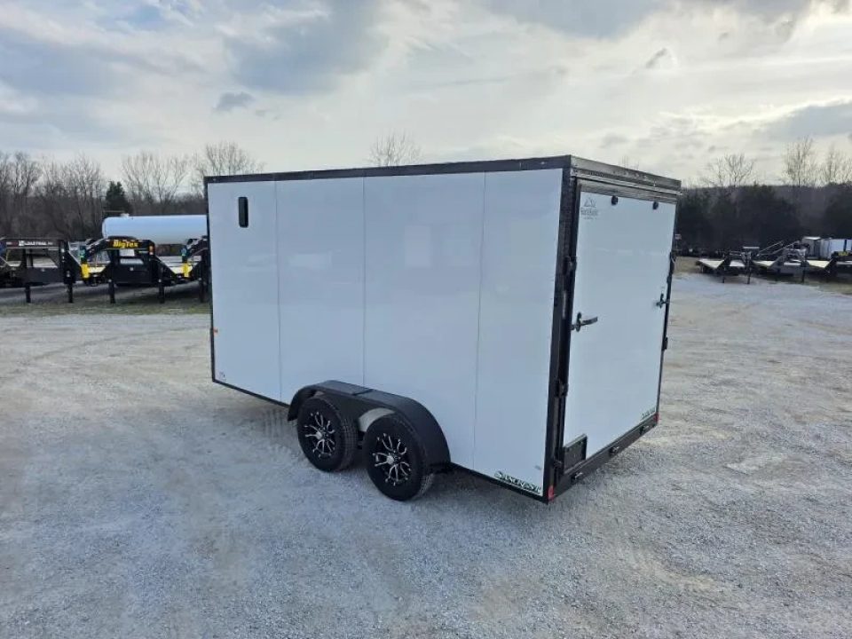 New 2026 Rock Solid Cargo 7x14 Tandem 7K Cargo w/ .080 Polycore, Aluminum Wheels, & 7' Interior Height