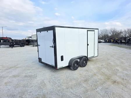 New 2026 Rock Solid Cargo 7x14 Tandem 7K Cargo w/ .080 Polycore, Aluminum Wheels, & 7' Interior Height