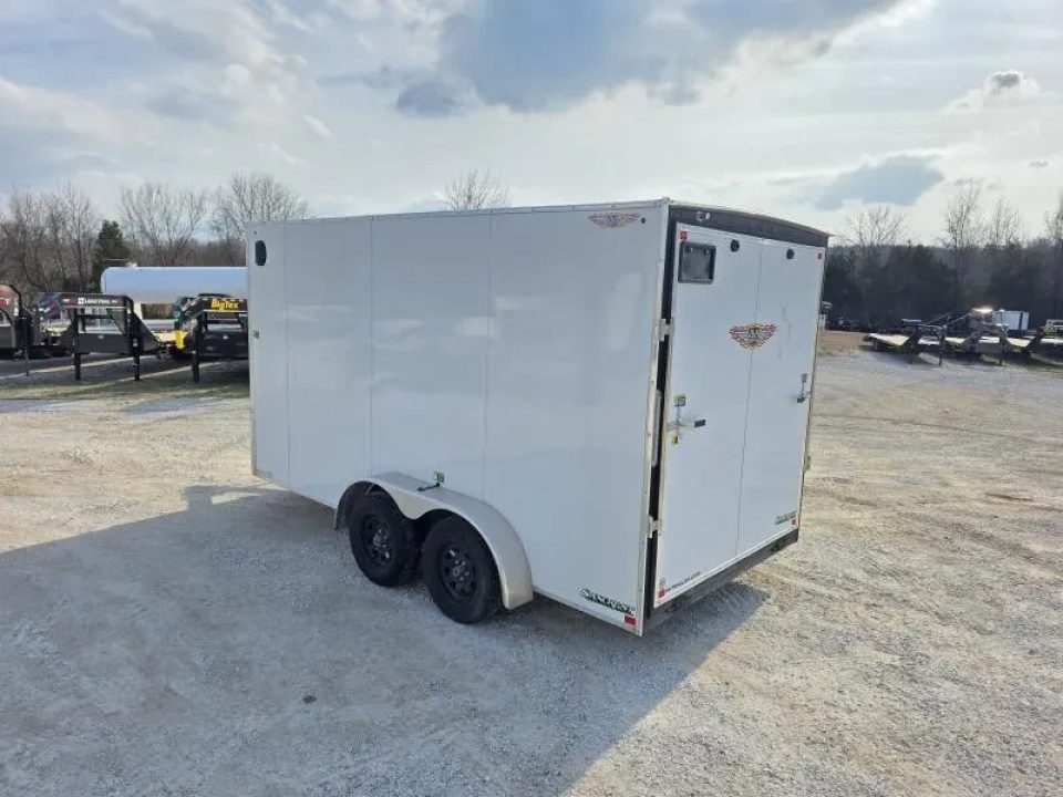 New 2026 H and H Trailer 7 X 14 TANDEM CARGO W/ RAMP DOOR