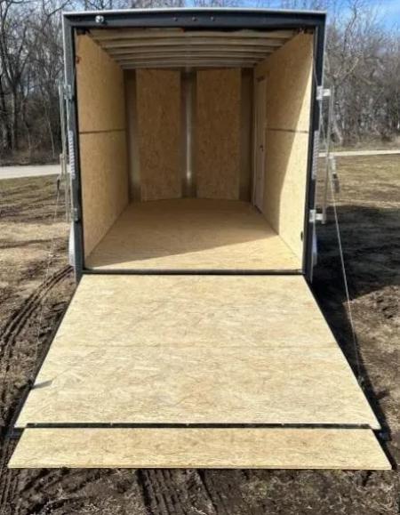 New 2026 H and H Trailer 7 X 14 TANDEM CARGO W/ RAMP DOOR