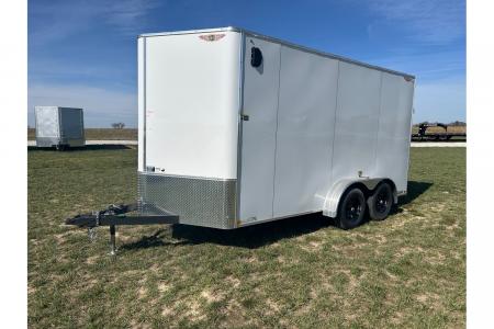New 2025 H&H 7x14 Tandem 7K Cargo w/ Ramp Gate, 7' Interior Height & .030 Sheeting