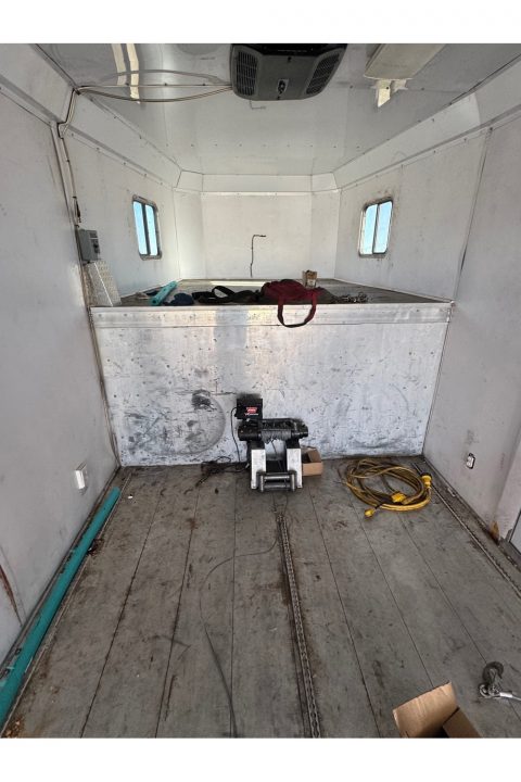 Used 2014 Featherlite Trailers 2014 FEATHERLITE 102X40 GOOSENECK TOY HAULER 8FT TALL