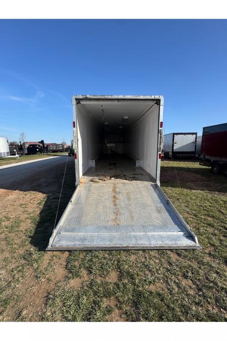 Used 2014 Featherlite Trailers 2014 FEATHERLITE 102X40 GOOSENECK TOY HAULER 8FT TALL
