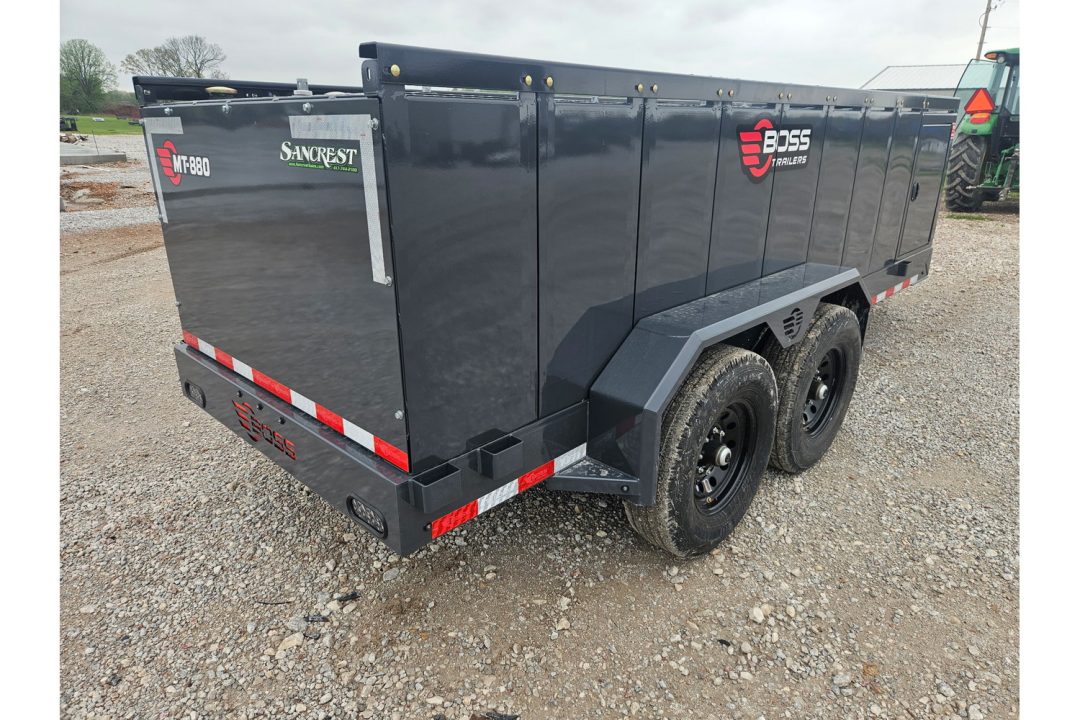 New 2026 Boss 880 GAL. TANDEM 14K FUEL TRAILER W/35FT REEL & 30GPM ENGINE DRIVEN PUMP