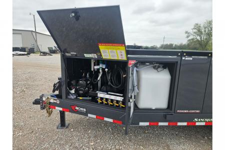 New 2026 Boss 880 GAL. TANDEM 14K FUEL TRAILER W/35FT REEL & 30GPM ENGINE DRIVEN PUMP