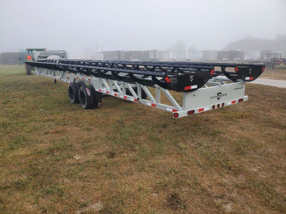 New 2025 SILVERARMOR 8' DUAL ROW HAY TRAILER W/ 10K AXLES HYDRAULIC JACK & TUFF WIRELESS (ON ORDER)