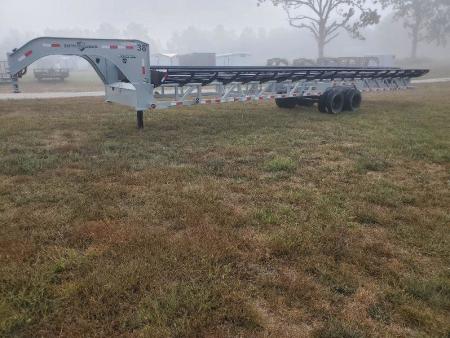 New 2025 SILVERARMOR 8' DUAL ROW HAY TRAILER W/ 10K AXLES HYDRAULIC JACK & TUFF WIRELESS (ON ORDER)