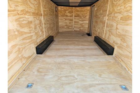 New 2026 Rock Solid Cargo 8.5X20 TANDEM 10K CARGO W/.080 SCREWLESS EXTERIOR 6'6" HEIGHT BLACKOUT TRIM & RAMP DOOR