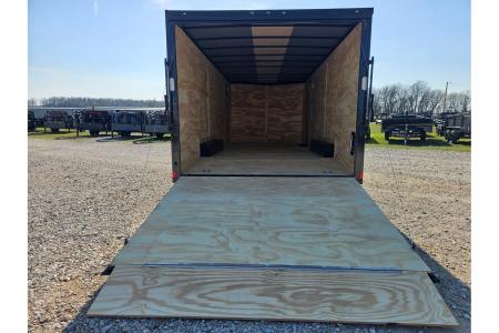 New 2026 Rock Solid Cargo 8.5X20 TANDEM 10K CARGO W/.080 SCREWLESS EXTERIOR 6'6" HEIGHT BLACKOUT TRIM & RAMP DOOR
