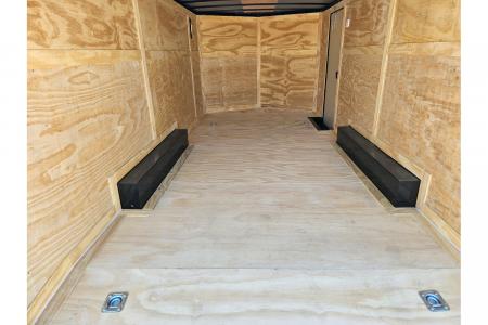 New 2026 Rock Solid Cargo 8.5X20 TANDEM 10K CARGO W/.080 SCREWLESS EXTERIOR 6'6" HEIGHT BLACKOUT TRIM & RAMP DOOR