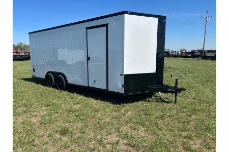 New 2026 Rock Solid Cargo 8.5x20 Tandem 10K Cargo w/ Ramp Door & 7' Interior Height