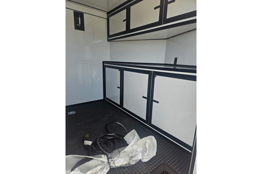 New 2026 Rock Solid Cargo 8.5X24 TANDEM 14K CARGO W/SPREAD AXLE FINISHED INTERIOR RUBBER NICKEL FLOORING 7' HEIGHT & FRONT CAB