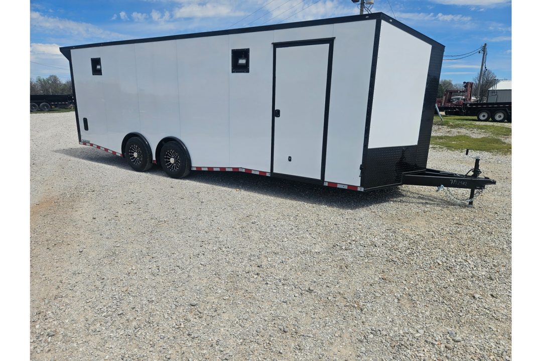 New 2026 Rock Solid Cargo 8.5X24 TANDEM 14K CARGO W/SPREAD AXLE FINISHED INTERIOR RUBBER NICKEL FLOORING 7' HEIGHT & FRONT CAB