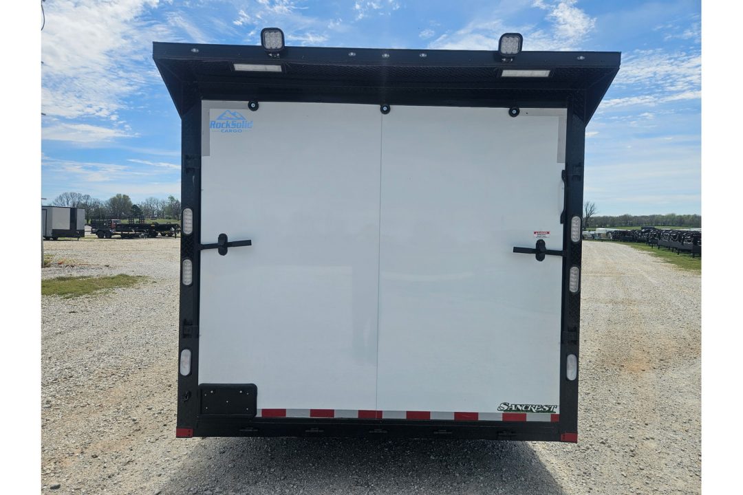 New 2026 Rock Solid Cargo 8.5X24 TANDEM 14K CARGO W/SPREAD AXLE FINISHED INTERIOR RUBBER NICKEL FLOORING 7' HEIGHT & FRONT CAB