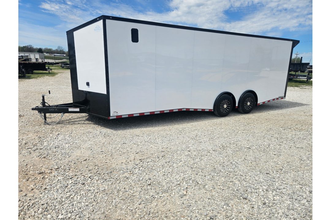 New 2026 Rock Solid Cargo 8.5X24 TANDEM 14K CARGO W/SPREAD AXLE FINISHED INTERIOR RUBBER NICKEL FLOORING 7' HEIGHT & FRONT CAB