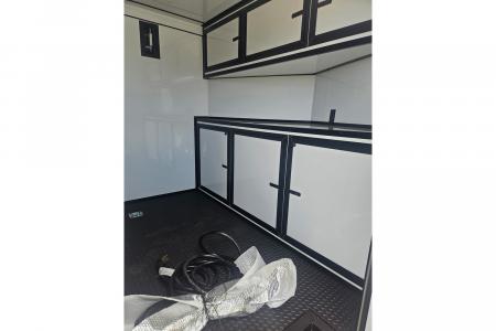 New 2026 Rock Solid Cargo 8.5X24 TANDEM 14K CARGO W/SPREAD AXLE FINISHED INTERIOR RUBBER NICKEL FLOORING 7' HEIGHT & FRONT CAB