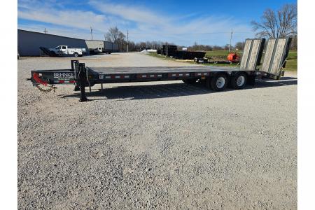 New 2026 Behnke 102X31 TANDEM 45K PINTLE W/22.5K AXLES AIR BRAKES & HYDRAULIC BI-FOLD RAMPS