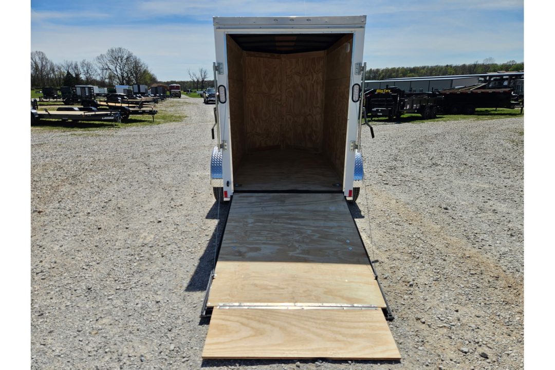 New 2026 Rock Solid Cargo 5X8 SINGLE 3.5K CARGO W/6FT HEIGHT & RAMP DOOR
