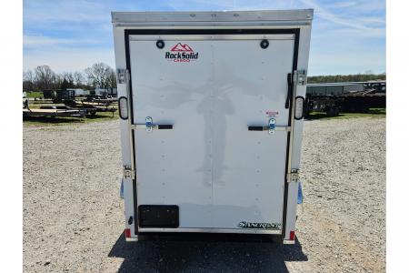New 2026 Rock Solid Cargo 5X8 SINGLE 3.5K CARGO W/6FT HEIGHT & RAMP DOOR