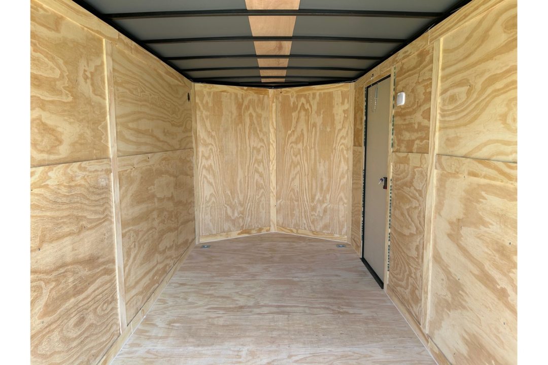 New 2026 Rock Solid Cargo 7x16 Tandem 7K Cargo w/ 7' Interior Height & Ramp Door