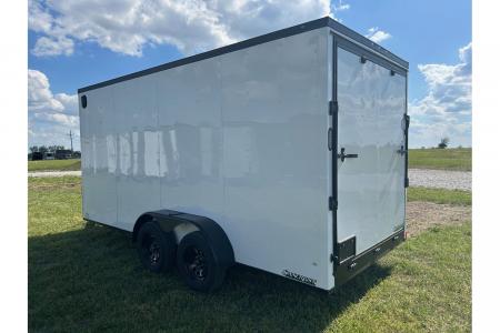 New 2026 Rock Solid Cargo 7x16 Tandem 7K Cargo w/ 7' Interior Height & Ramp Door