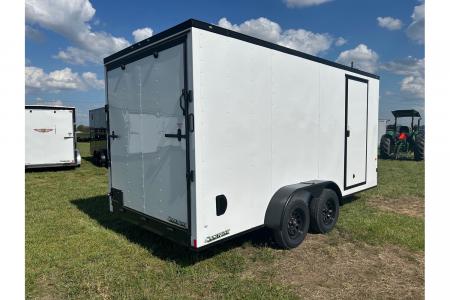 New 2026 Rock Solid Cargo 7x16 Tandem 7K Cargo w/ 7' Interior Height & Ramp Door