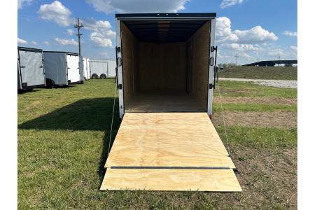 New 2026 Rock Solid Cargo 7x16 Tandem 7K Cargo w/ 7' Interior Height & Ramp Door