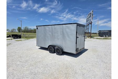 New 2026 Rock Solid Cargo 7x16 Tandem 7K Cargo w/ Ramp Door & 7' Interior Height