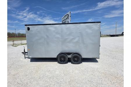 New 2026 Rock Solid Cargo 7x16 Tandem 7K Cargo w/ Ramp Door & 7' Interior Height