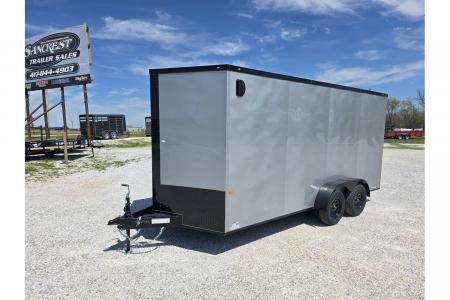 New 2026 Rock Solid Cargo 7x16 Tandem 7K Cargo w/ Ramp Door & 7' Interior Height