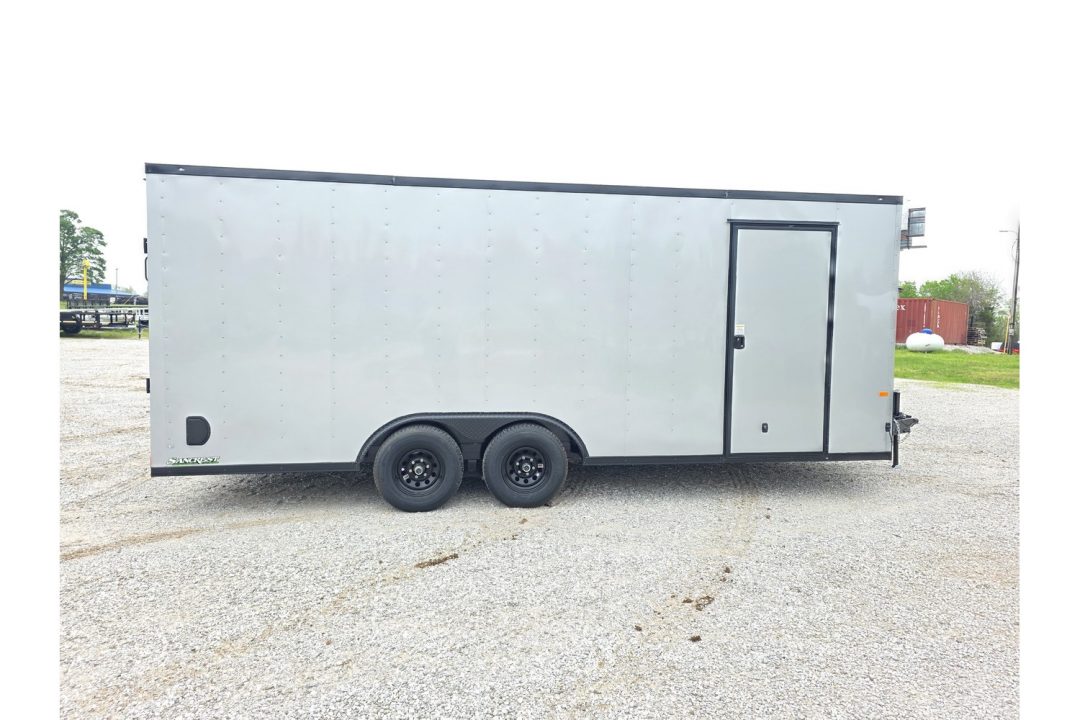 New 2026 Rock Solid Cargo 8.5X20 TANDEM 10K CARGO W/7' HEIGHT BLACKOUT TRIM & RAMP DOOR