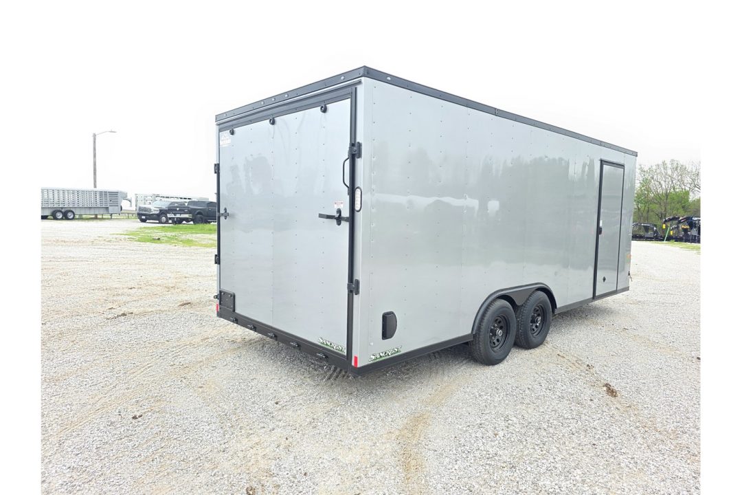 New 2026 Rock Solid Cargo 8.5X20 TANDEM 10K CARGO W/7' HEIGHT BLACKOUT TRIM & RAMP DOOR