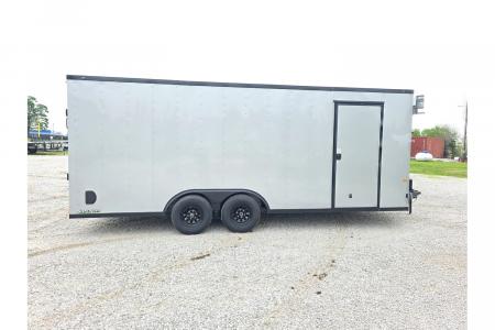 New 2026 Rock Solid Cargo 8.5X20 TANDEM 10K CARGO W/7' HEIGHT BLACKOUT TRIM & RAMP DOOR