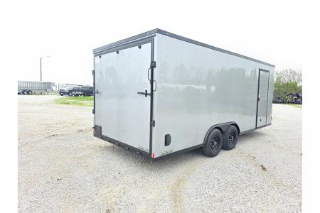 New 2026 Rock Solid Cargo 8.5X20 TANDEM 10K CARGO W/7' HEIGHT BLACKOUT TRIM & RAMP DOOR