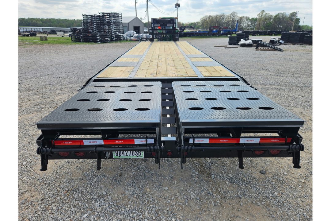 New 2026 Legend 102X32 TANDEM LO-PRO GOOSENECK W/12K AXLES MAX RAMPS & 14PLY TIRES