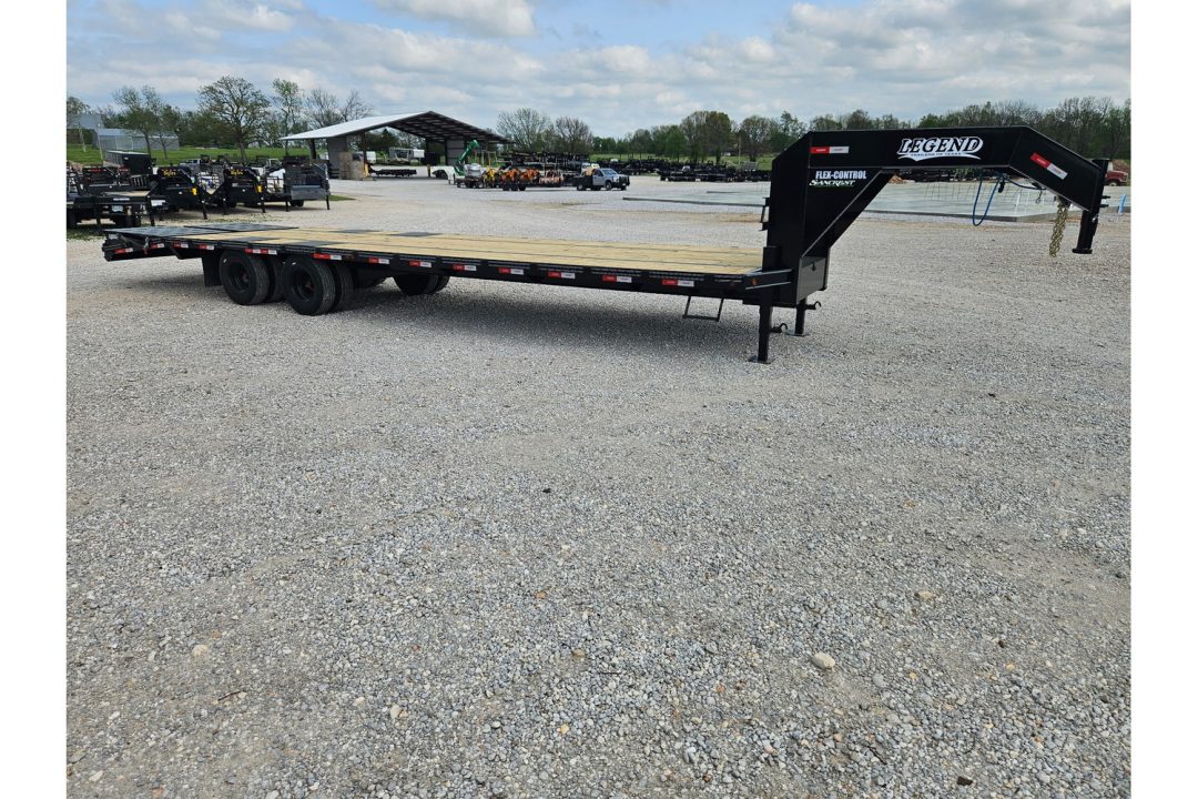 New 2026 Legend 102X32 TANDEM LO-PRO GOOSENECK W/12K AXLES MAX RAMPS & 14PLY TIRES