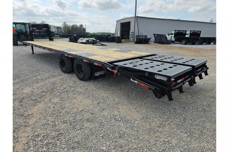New 2026 Legend 102X32 TANDEM LO-PRO GOOSENECK W/12K AXLES MAX RAMPS & 14PLY TIRES