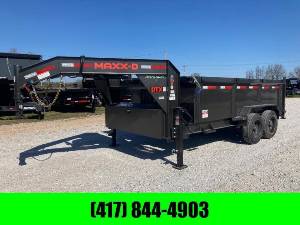 New 2025 MAXX-D 83X14 TANDEM 18K GN TELESCOPIC DUMP W/ 36" SIDES, SLIDE IN RAMPS, 7GA FLOOR & WIRELESS REMOTE