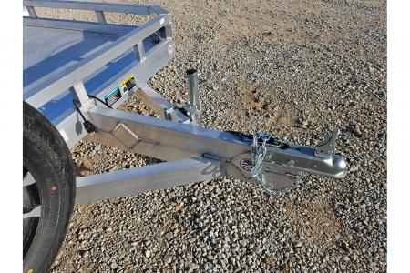 New 2026 H and H 76X12 SINGLE AXLE ALUMINUM LO-SIDE UTILITY W/BI FOLD GATE